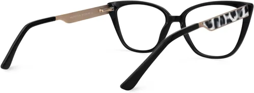 Miniatura 5 de Zeelool Marco de gafas de ojo de gato de gran tamaño de acetato vintage con lente transparente sin receta para mujeres Knapp ZWA215110