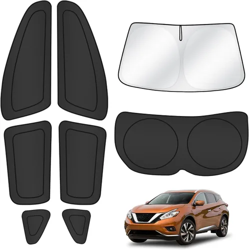 Miniatura 13 de T TGBROS Parasol para parabrisas para Honda Civic 2022-2025 2026, parasol grueso con bloqueo UV y opaca, para privacidad, plegables, 8 accesorios