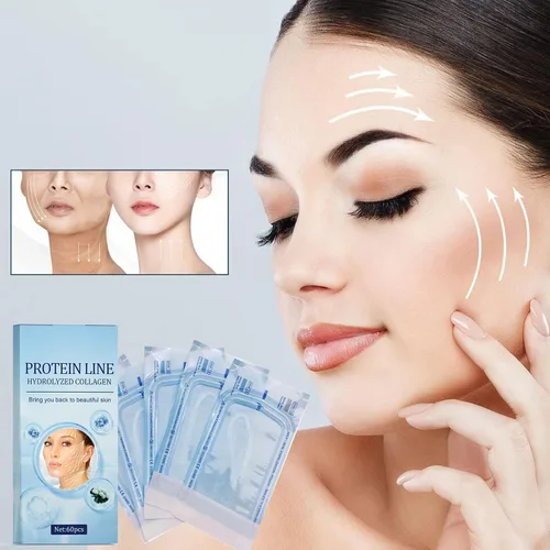 Miniatura 5 de Hilos de proteína soluble coreana, hilos de proteína para el cuidado facial en el hogar, hilo de colágeno soluble para rutina de cuidado de la piel