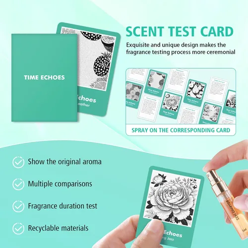 Miniatura 6 de Perfumes para mujeres y niñas, juego de 6 perfumes de Time Echoes para mujeres, perfectos para regalos, perfumes de fragancia de larga duración
