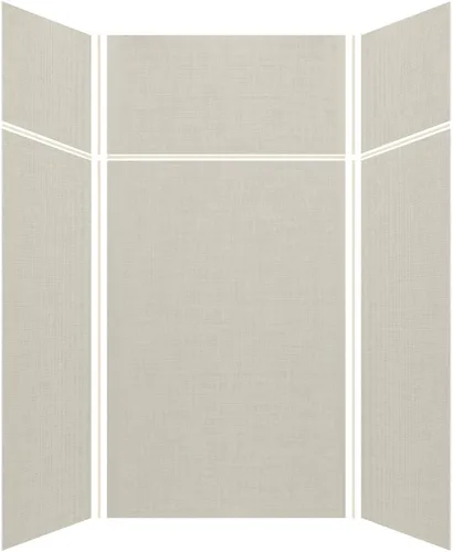 Miniatura 18 de Transolid EWKX483696-41 Expressions - Kit de pared de ducha de 6 paneles con extensión, 36 pulgadas de largo x 48 pulgadas de ancho x 96 pulgadas