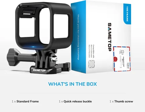 Miniatura 7 de Carcasa de montaje en marco compatible con cámaras GoPro Hero 5 4 Session