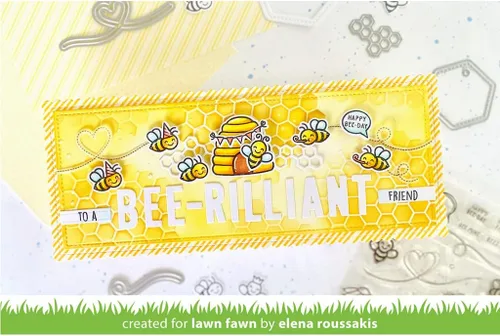 Miniatura 2 de LAWN FAWN Hive Five - Juego de sellos transparentes