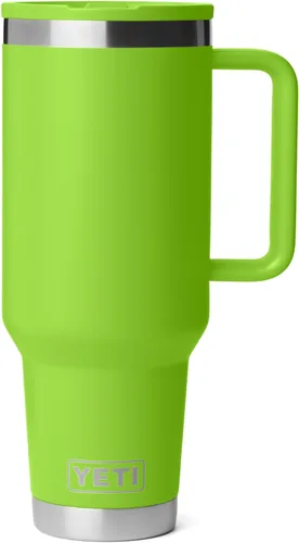 Miniatura 10 de YETI Rambler - Taza de viaje de 40 onzas con tapa abatible y pajilla, acero inoxidable, aislada al vacío, a prueba de fugas, apta para portavasos