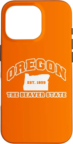 Miniatura 20 de iPhone 16 Oregon Souvenir Vacation Est 1859 The Beaver State Adults Case