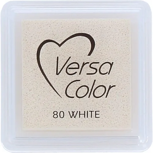 Tsukineko VersaColor - Bloc de tinta para manualidades, color blanco