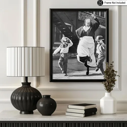 Miniatura 3 de Poster Master Póster Vintage de Baile Irlandés - Imprimir Retro de Monja Bailarina - Arte del Día de San Patricio - Arte de Irlanda - Regalo