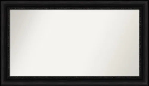 Miniatura 388 de Amanti Art Espejo personalizado, espejo de baño negro puente, espejo de pared o espejo de tocador de baño sobre el fregadero (26 x 26 pulgadas)