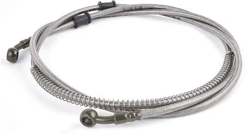 Miniatura 2 de Manguera de freno hidráulica trenzada de acero inoxidable de 86 pulgadas para GY6 Kazuma Sunl Taotao Roketa Jonway Scooter Ciclomotor ATV Dirt Bike