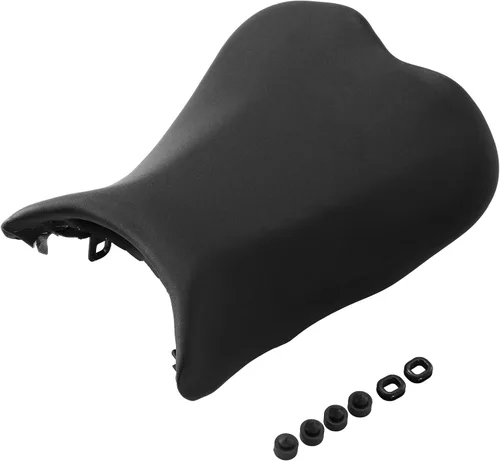 Miniatura 13 de TCMT Asiento delantero para conductor y asiento trasero para pasajero para Suzuki GSXR600 2004-2005, color negro Negro 2008-2010