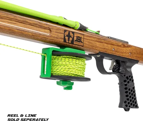 Miniatura 7 de JBL Spearguns Woody Elite Performance Speargun for Spearfishing, Freediving, Scuba Diving, Fishing, Diving, Mahogany Barrel, Stainless Steel Shaft
