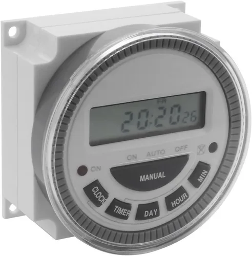 Miniatura 3 de Interruptor de temporizador programable de 7 días - Piscina/puerta/rociadores/luces- entrada de 120 V - Sustituto ET3