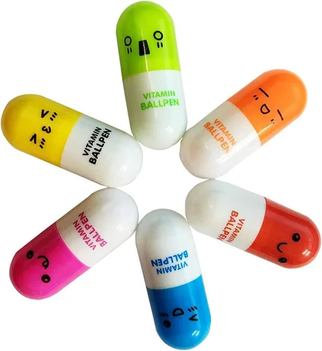 Miniatura 6 de 4 bolígrafos de jeringa + 6 bolígrafos de píldora + 10 bolígrafos con diseño de hueso, regalos de enfermera con temática médica y juego