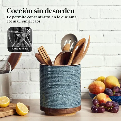 Miniatura 5 de DOWAN Soporte giratorio de 360° para utensilios de cocina extragrande, 7.6 pulgadas para encimera, utensilios de cocina para decoración de cocina
