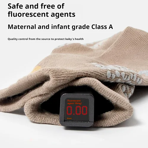 Miniatura 5 de Calcetines antideslizantes hasta la rodilla para bebés y niños pequeños, calcetines antideslizantes para recién nacidos, 5 pares