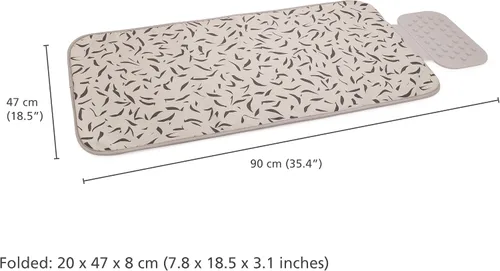Miniatura 4 de Joseph Joseph Swift - Alfombrilla de planchar plegable con soporte de silicona para planchar, resistente al calor y al vapor, almohadilla