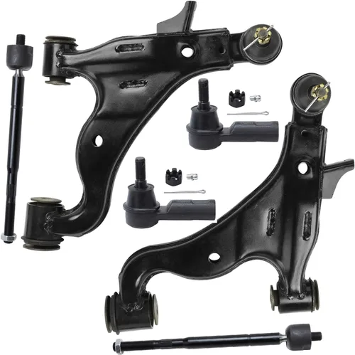 Miniatura 273 de Detroit Axle - Kit de extremo delantero para Chrysler 300 Dodge Charge Challenger 2011-2023, 2 brazos de control inferiores traseros 2 rótulas