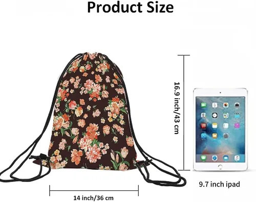 Miniatura 6 de Beabes Skulls - Bolsas con cordón para gimnasio, bolsa con cordón, Multi-a116, Mochilas de viaje