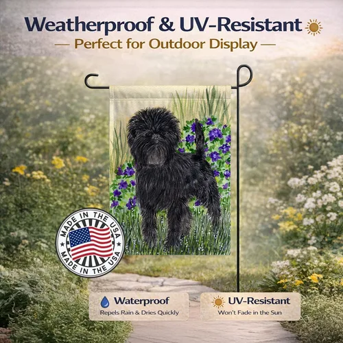 Miniatura 6 de Caroline's Treasures SS8151GF Affenpinscher - Bandera decorativa para jardín, jardín, jardín, jardín, bandera, bandera, decoración para patio