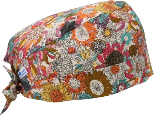 Gorra de uniforme médico Calabash Sombrero de trabajo Calabash Talla única, varios colores