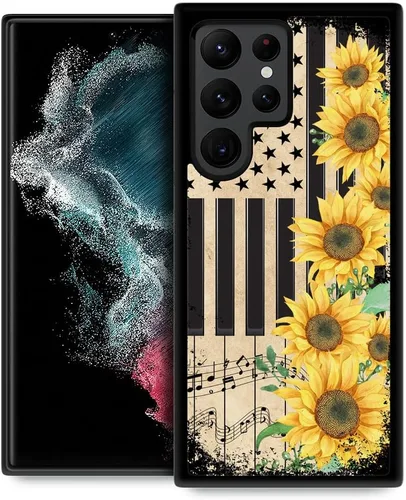 Miniatura 13 de ZHEGAILIAN Funda compatible con Samsung Galaxy S22 Ultra, antideslizante, de poliuretano termoplástico suave, a prueba de golpes, compatible