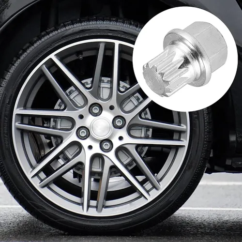 Miniatura 4 de X AUTOHAUX ABC1/11PT Llave de extracción de tornillo de tuerca de bloqueo de rueda antirrobo para VW para Audi