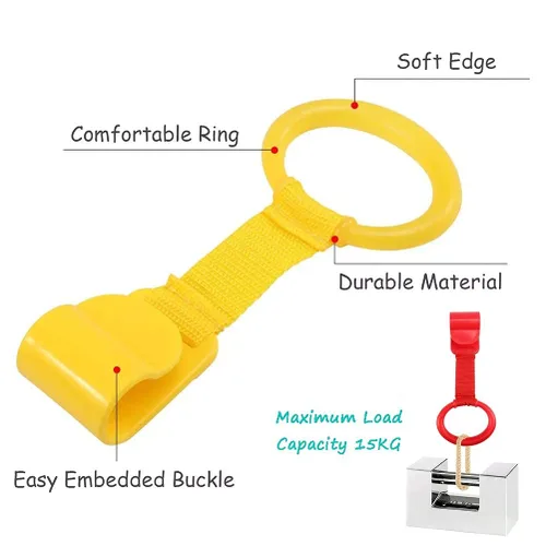 Miniatura 7 de Anillos de dominadas para bebés, corralito para ejercicios de caminar, asistente de pie, 4