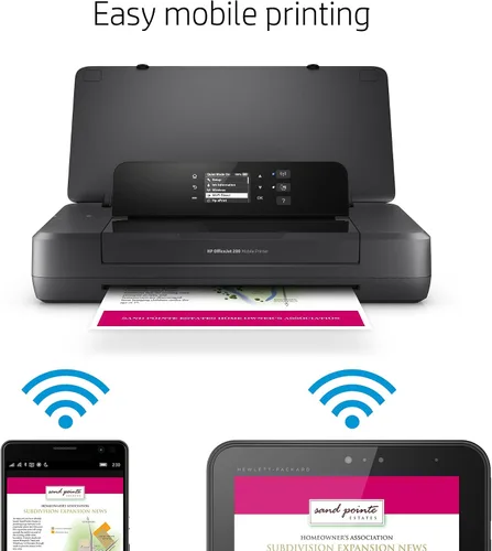 Miniatura 6 de Impresora móvil HP Officejet 200 con paquete de tinta XL, Negro