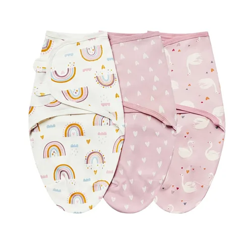 Miniatura 18 de insular Sacos para envolver al bebé, manta para recién nacido y bebé, juego de velcro ajustable para niños y niñas, saco de dormir de algodón suave