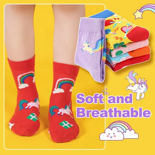 Miniatura 5 de Crazy Socks for Boys Girls Socks 10-12 Years Old Kids Fun Dress Novelty Silly Birthday Christmas Gift Pizza Socks