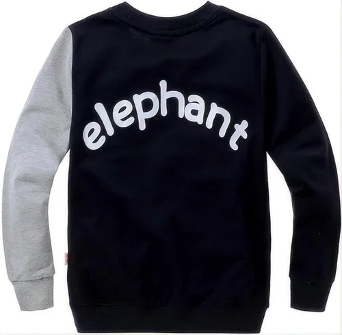 Miniatura 2 de Sudaderas para niños con diseño de elefante, camisetas de algodón para niños