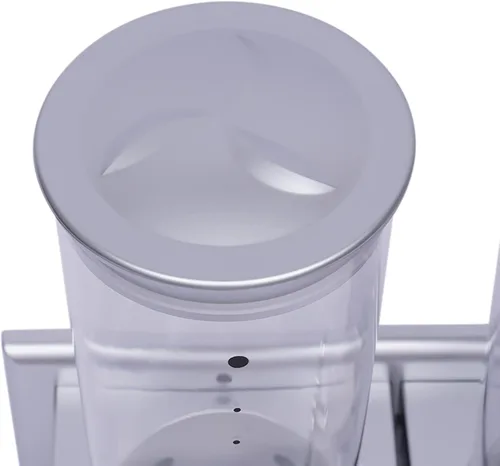 Miniatura 3 de Dispensador de cereales para montar en la pared, organizador de cereales, dispensador de granos de café con 2 cubos y 2 tazas, almacenamiento