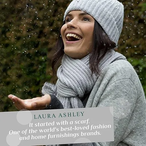 Miniatura 5 de Laura Ashley Pantuflas de spa resistentes para mujer con espuma viscoelástica, pantuflas de casa con plantilla acolchada para mujer de espuma