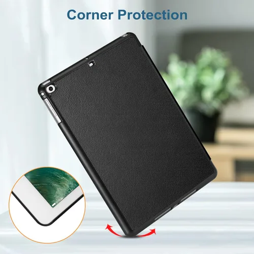 Miniatura 6 de Fintie Funda Smarshell delgada para iPad Air 2., Negro
