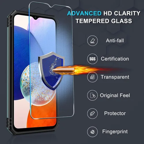 Miniatura 6 de Janmitta Compatible con Galaxy A15 5G Funda con Cubierta Deslizante Integrada para Lente de Cámara + Protector de Pantalla + Soporte de Anillo