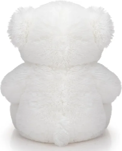Miniatura 7 de HollyHOME Oso de Peluche Oso de Rosa Oso de Peluche Suave con Sobre Rojo de Felpa Suave Juguetes de Vacaciones Regalo 30 cm Blanco