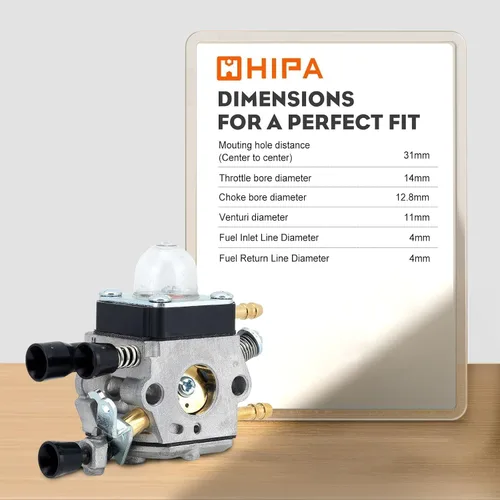 Miniatura 8 de HIPA Carburador BG55 para STIHL BG 55 BG85 BG65 BG85C SH85 SH55 BG45 BG55C BG55Z BG46 BG65DZ BG85DZ BG85DZ piezas de soplador de hojas reemplazar