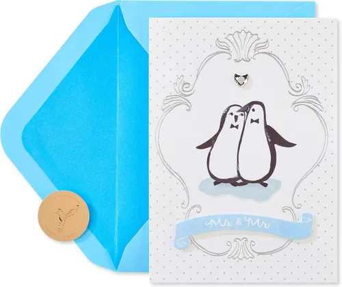 Miniatura 6 de Papyrus Tarjeta de boda LGBTQIA+ para novios (comienzos increíbles)