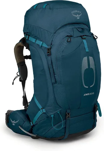 Miniatura 9 de Osprey Atmos AG 65L Mochila de mochilero para hombre, color negro, S/M
