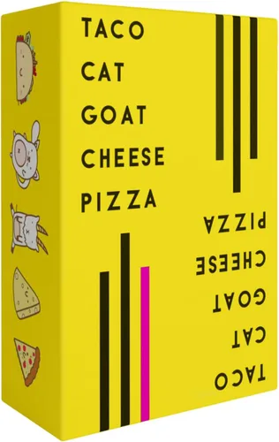Taco Cat Goat Cheese Pizza Juego de cartas salvajemente entretenido para la noche de juegos familiares y grupales | Fácil de aprender y jugar con