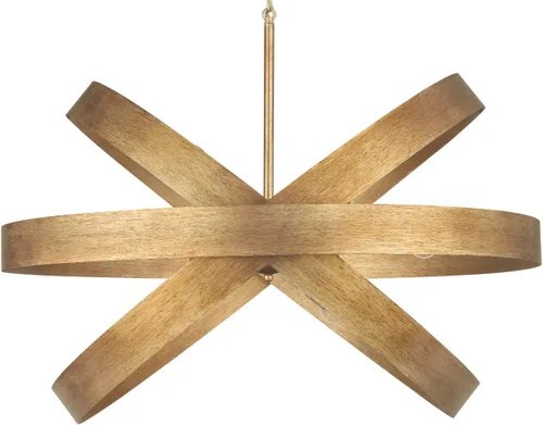 Capital Lighting 439061ML Jude - Colgante geométrico moderno de metal llamativo, 6 luces, 360 vatios totales, 16 pulgadas de alto x 32 pulgadas de
