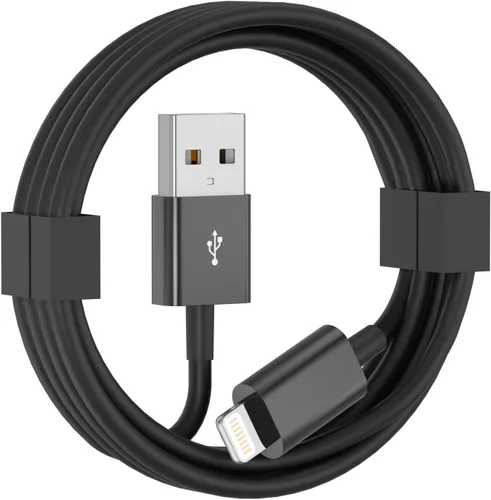 Cveael Cable Carplay para automóvil, cable USB A a Lightning de 3 pies compatible con iPhone 14 13 12 11 Pro Max XR XS X 8 7 6 Plus SE iPad cargador