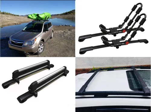 Miniatura 8 de Barras cruzadas aéreas para portaequipaje de techo para Subaru Forester 2014-2015-2016-2017.
