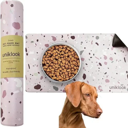 Miniatura 13 de Tapete de comida para perros, tapete para tazón de perro, tapete de comida para mascotas, tapete para alimentos y agua para perros, tapete