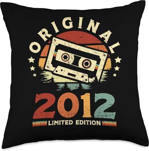 Miniatura 4 de Retro Limited Edition 2012 Cassette Tape 14th Birthday Throw Pillow