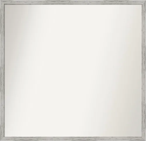 Miniatura 955 de Amanti Art Espejo de baño blanco para sobre el fregadero, 32 x 45 pulgadas, espejo de tocador rectangular blanco esbelto, marco de madera moderno