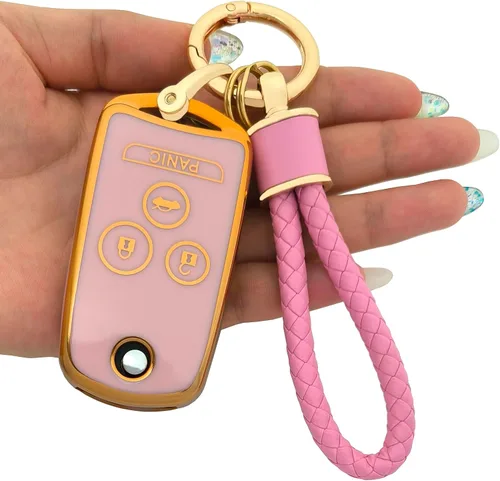 Miniatura 23 de Funda para Llavero Portallaves Estuche Soporte para Llaves Carcasa Protectora de TPU Suave Protector Accesorios para Automóvil