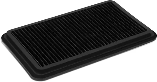 Compatible con Mazda 2 1.5L Filtro de aire de repuesto reutilizable y lavable de alto flujo (negro)