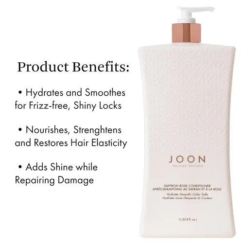 Miniatura 2 de Joon Acondicionador de rosa azafrán + aceite de granada y pistacho, 33.8 onzas líquidas