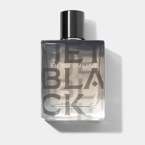 Michael Malul Jet Black Platinum Eau de Parfum para Hombre - 3.4 fl oz | 3.4oz